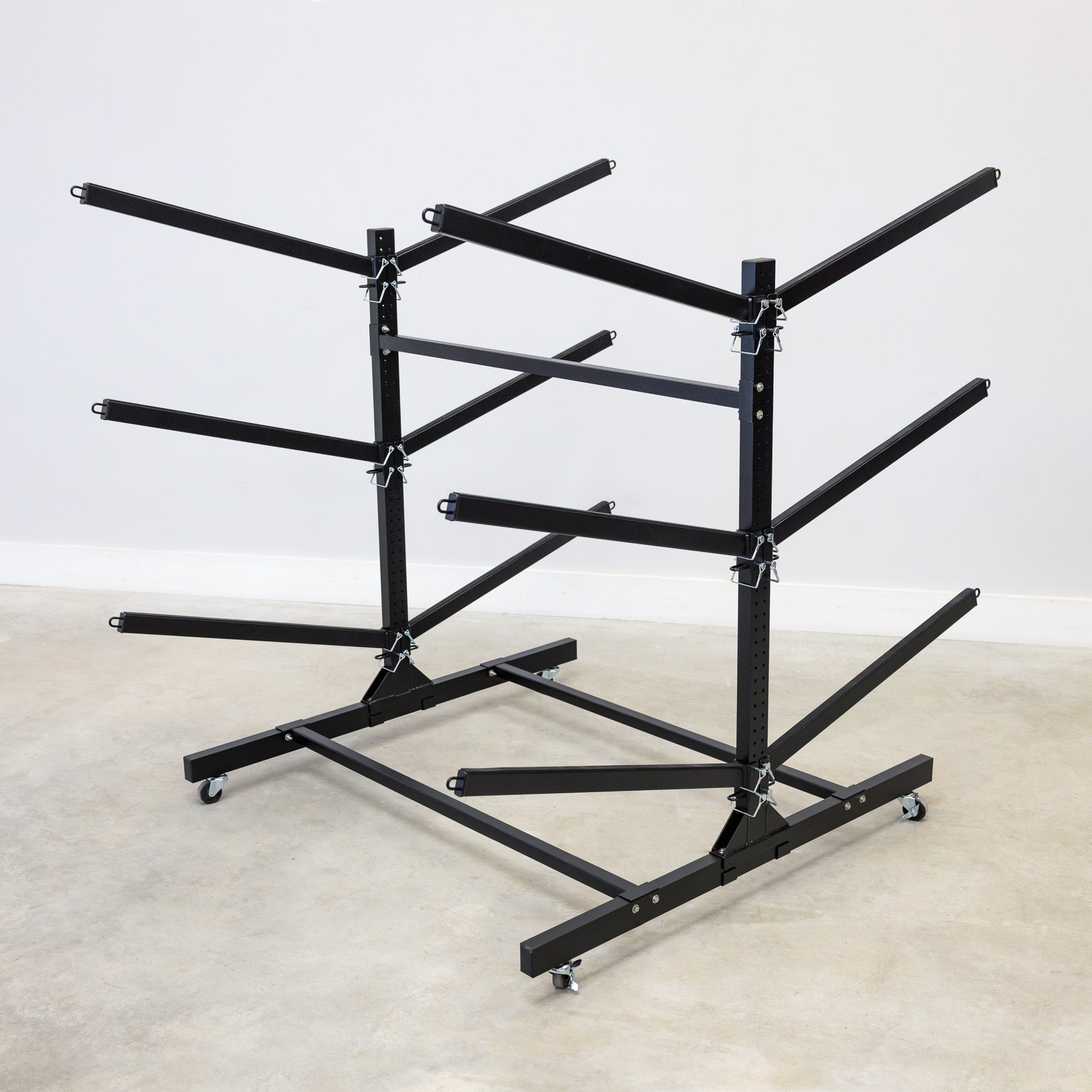 6 level kayak rack on wheels