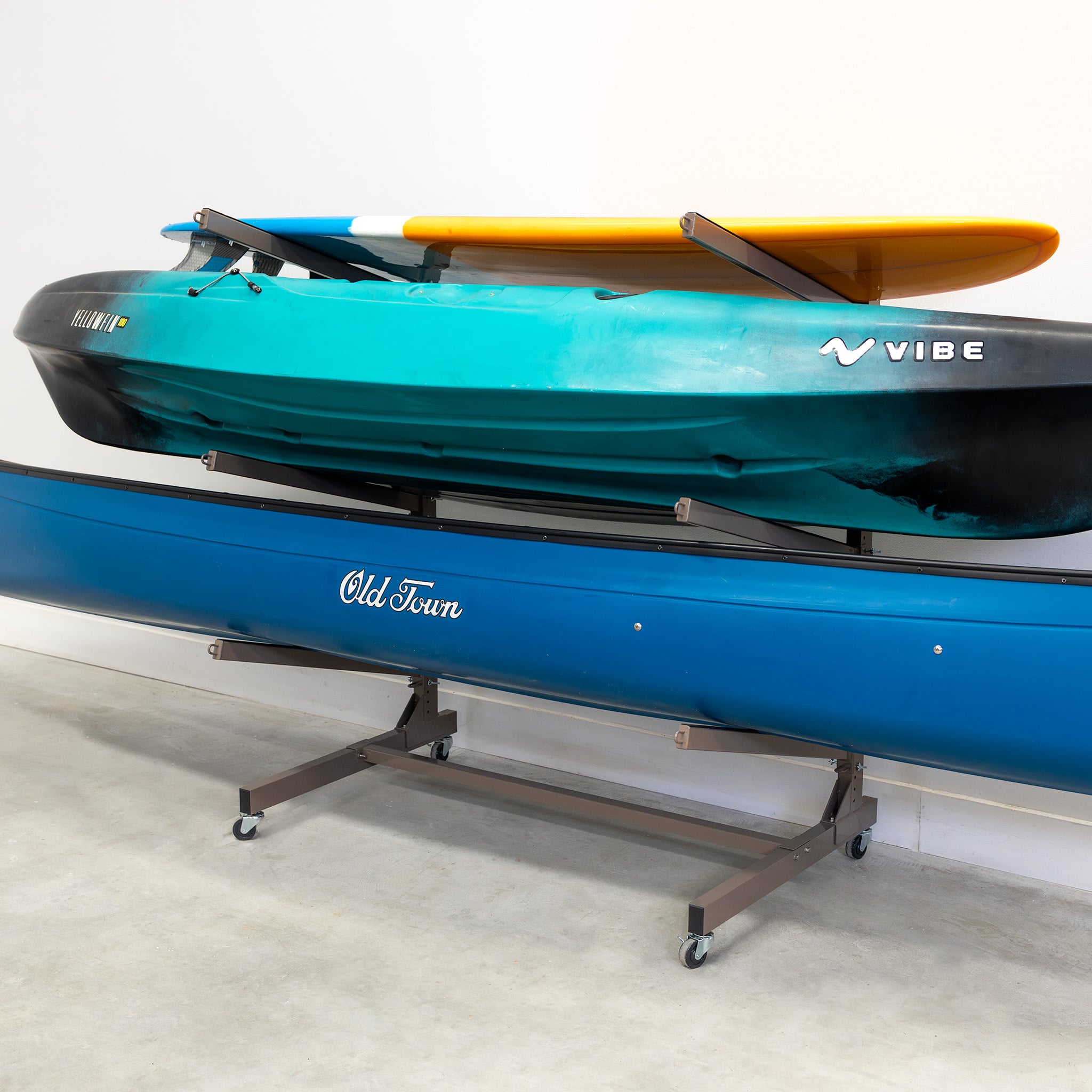rolling kayak stand